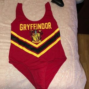 Red Harry Potter bodysuit